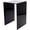 Black, variant on Plymor Clear Acrylic Vertical Square Display Riser, 13.5" H x 9" W x 9" D (1/4" thick)