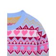 thumbnail image 4 of Wonder Nation Girls Fair Isle Sweater, Sizes 4-18 & Plus, 4 of 5