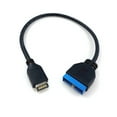 Sexagesimo USB 3.1 Mini 20 Pin Front Panel Header To USB 3.0 Standard