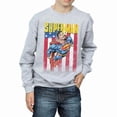 thumbnail image 3 of DC Comics Boys Superman Flight Sweatshirt, 3 of 5