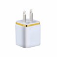 thumbnail image 1 of HEVIRGO Portable Dual USB Ports Quick Charging Wall Charger Mobile Phone Power Adapter, 1 of 10