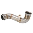 thumbnail image 1 of Tubo de escape medio de motocicleta adaptador de tubo de escape medio de motocicleta Aspecto exquisito de acero inoxidable para moto ANGGREK Otros, 1 of 8