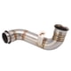 thumbnail image 1 of Adaptador de tubo de escape intermedio de motocicleta, tubo de escape intermedio de motocicleta Tubo de escape intermedio de acero inoxidable Tubo de conexión intermedio de motocicleta Aspecto llamat, 1 of 12