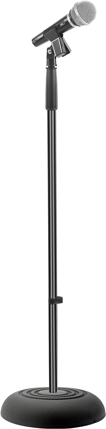 Vintage Style Dynamic Vocal Microphone with XLR  and Adjustable Stand for Live Performance