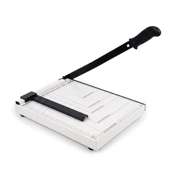 Paper Trimmer, 12 Inch Manual Paper Cutter with Safety Blade, Precision Cutting for Home & Craft Use, Suitable for Scrapbooking, Office and Daily Use