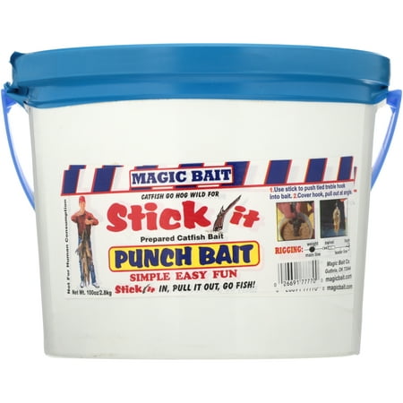 Magic Bait Stick It Prepared Catfish Bait 100 oz. (The Best Bait To Catch Catfish)