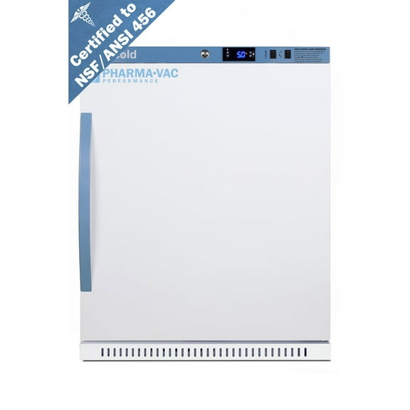 6 Cu.Ft. ADA Height Vaccine Refrigerator, Certified to NSF/ANSI 456 Vaccine Storage Standard