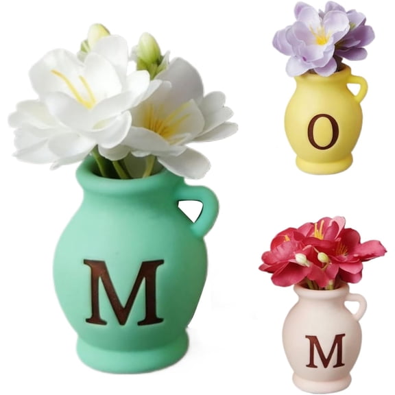Silicone Magnetic Flower Vase Fridge Magnets Set Kitchen Decor