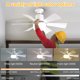 thumbnail image 3 of Del Ventilador Enchufe Control Remoto Con Techo (cuchillas Cuadradas 52 Cm), 3 of 9