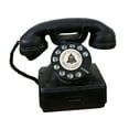 thumbnail image 4 of LAMIRO Rotary Dialing Telephone Statue Antique Corded Telephone for Cafe Desk Hotel, 4 of 4