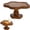 A, variant on Xechzx Wood Cake Stand with Scalloped Edge Vintage High Footed Dessert Serving Tray for Fruits and Snacks Decorative Wooden Display Stand for Home Table Decor (1Pc 8"x5")