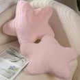 thumbnail image 4 of Xecvkr Star Shaped Throw Pillow, Decorative Cushion for Bed or Couch, Soft Faux Fur Material, Home Decor, Multiple Colors, 15.74 Inches Diameter, 4 of 6