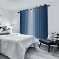 thumbnail image 3 of Nanqianyi Grommet Light Blocking Gradient Curtains,Room Darkening Window Drapes for Bedroom/Living Room 42"W x 63"L,2 Panels, 3 of 8