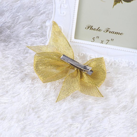 ETEREAUTY Hair Bow Clips with Veil, Metal Fabric Barrettes for Women and Girls, Decorative Hair Accessories