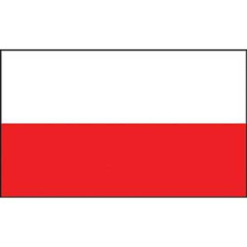 Poland Flag with Grommets 2ft x 3ft