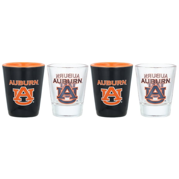 Auburn Tigers Four-Pack Shot Glass Set