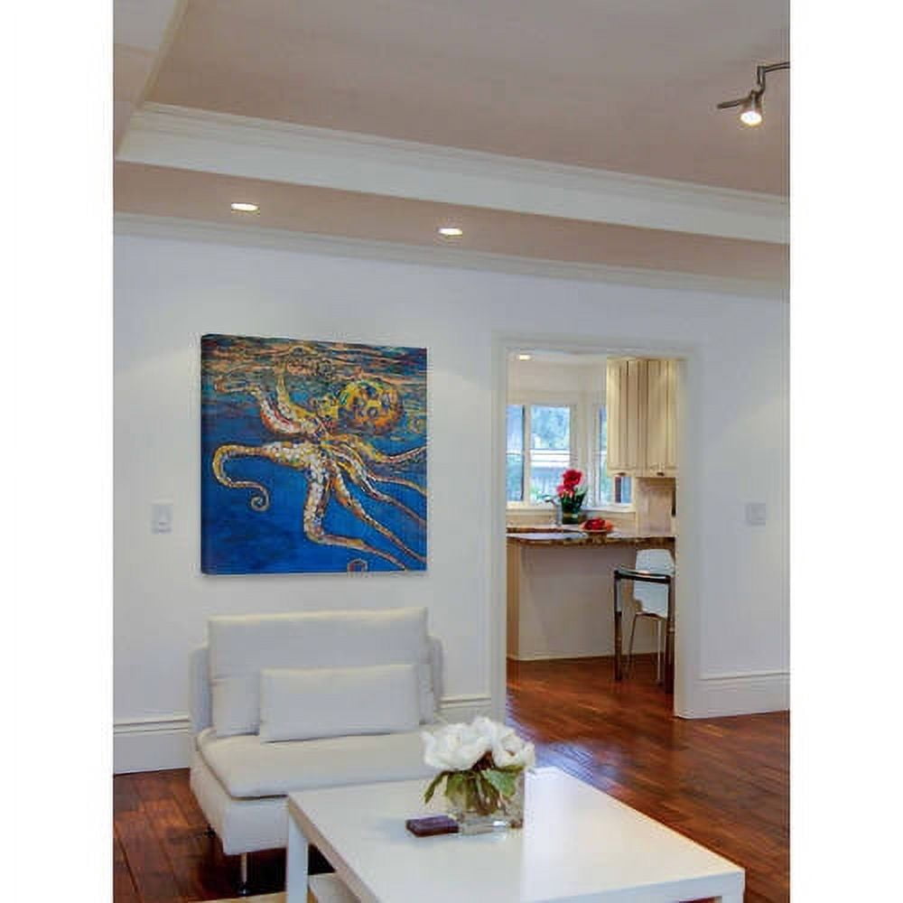 "Beneath the Sea" Painting Print on Wrapped Canvas