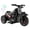 Black, variant on Infans 6V Kids Bubble Car Electric Ride on Motorcycle w/ Music Button & LED Headlight
