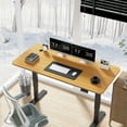 "Furmax Home Office Electric Adjustable Standing Desk, 55"" x 24"", with Sturdy Desk Legs and