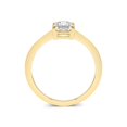 thumbnail image 2 of 14K Yellow Gold Oval Shape Lab Grown Diamond Basket Split Shank Solitaire Engagement Ring - 1.50 Carat (Ring Size: 7.5), 2 of 5