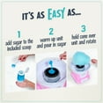 thumbnail image 4 of Nostalgia Cotton Candy Party Kit, 7 oz Cotton Candy Sugars with Reusable Cones and Twist Ties, 3-Pack, 4 of 6