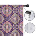 thumbnail image 4 of Blackout Kids Curtains,Multicolor Ethnic Floral Pattern Childrens Insulated Curtains Set Of 2,Bedroom Essentials,Toddler Room Decor 42x54in(106x137cm), 4 of 5