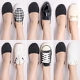 thumbnail image 4 of 10 Pairs No Show Socks for Women, Non Slip Low Cut Liner Socks, Thin Nylon Invisible Footies for Flats, Loafers & Shoes, 4 of 6