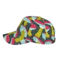 thumbnail image 2 of Lsque Green Mushroom Baseball Cap Trucker Low Profile Hat Golf Dad Hat Adjustable Original Classic Unconstructed Plain Cap Men Women, 2 of 9