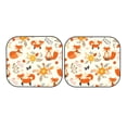 thumbnail image 7 of Naloa Flower Fox 2 Piece Foldable Car Sun Shades, Car Windshield Sunshade, Front Window Sunshade for Car, Truck, SUV - Large, 7 of 7