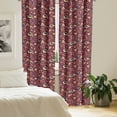 thumbnail image 2 of Ambesonne Colorful Curtains, Modern Paisley, Pair of 28"x95", Multicolor, 2 of 5