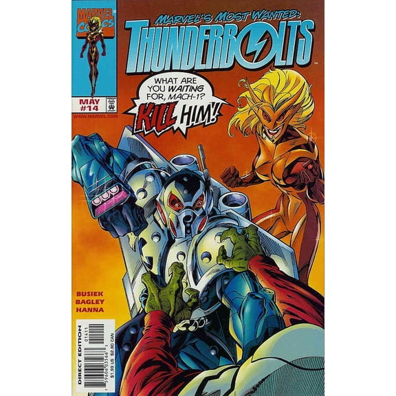 Thunderbolts #14 VF ; Marvel Comic Book