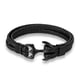 thumbnail image 1 of Pulsera Hombre Ancla Negra Cuero Alta Calidad Regalo para Hombre kaili Sencillez, 1 of 5