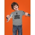 thumbnail image 2 of Old Glory Youth Halloween Always Be Yourself Werewolf Long Sleeve T Shirt, 2 of 6