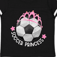 thumbnail image 4 of Inktastic Soccer Princess Tiara Girls Toddler T-Shirt, 4 of 5