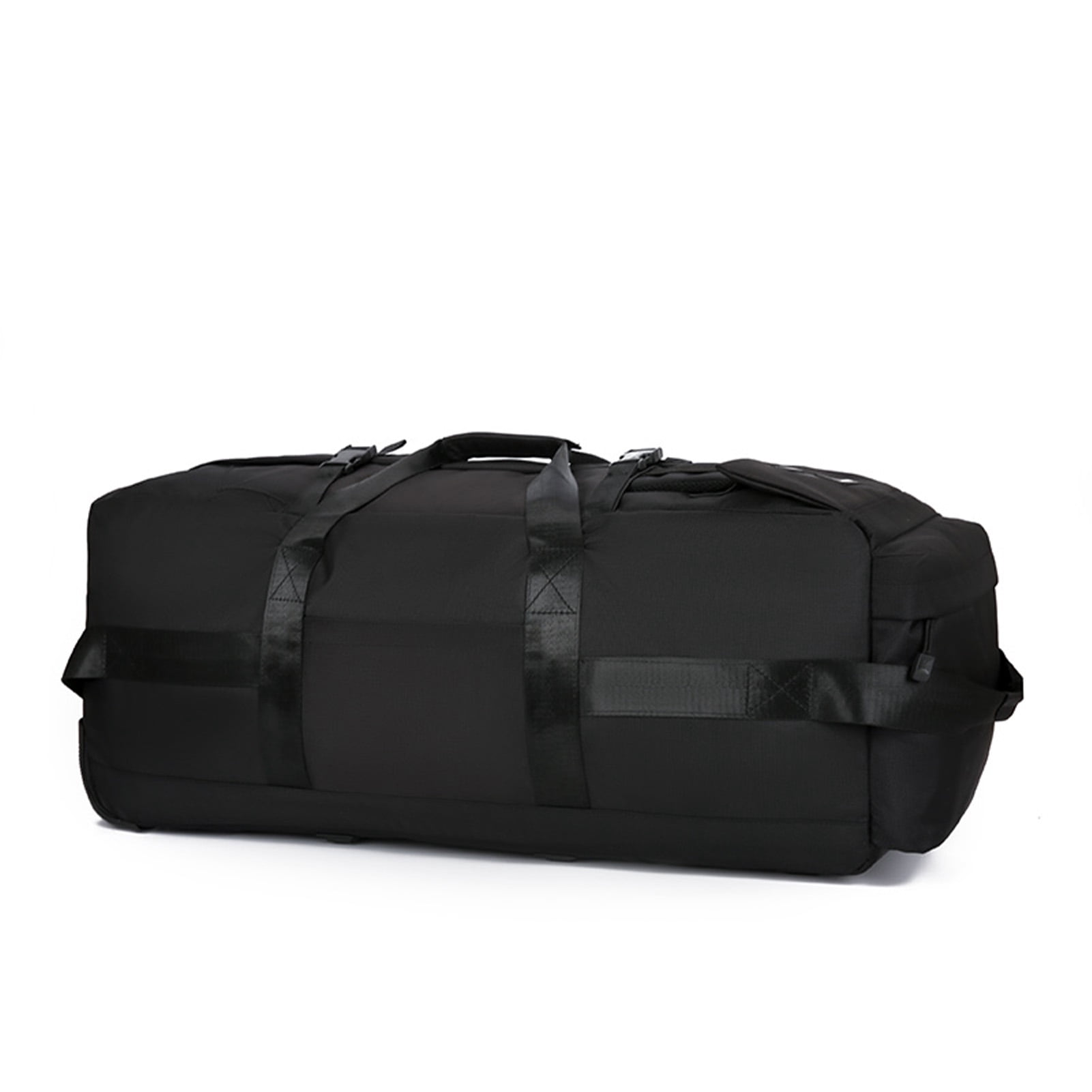 Elowen foldable duffle bag with wheels Duffle Large Duffle Bag for Travel with Wheels Handbag Trolley Bag or Backpack 3-in-1 Convertible Water-Resistant Big Duffle Bags Foldable Carry On Bag