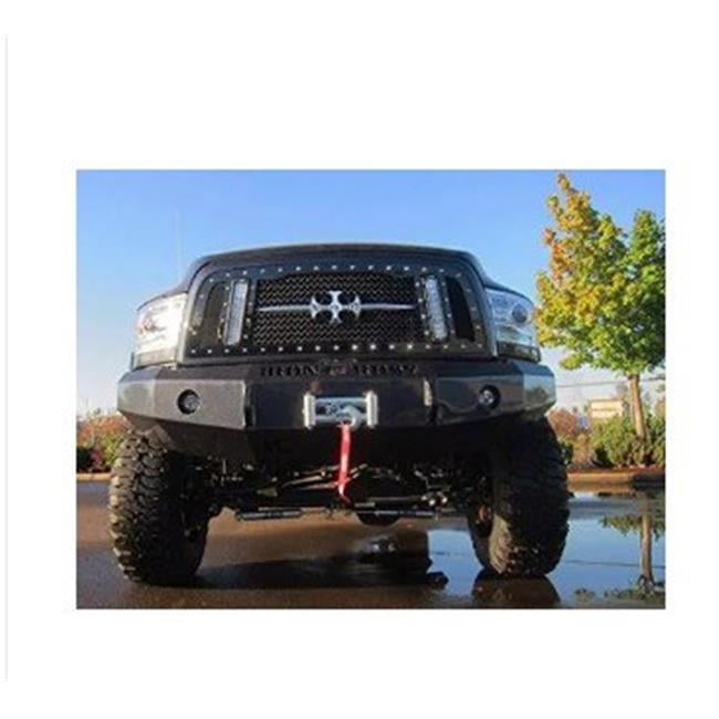 Iron Cross 6252515 Hardline Full Width Matte Black Front HD Bumper with