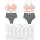 thumbnail image 2 of Conjuntos De Bikini De Cintura Alta Conjuntos de bikini de cintura alta para mujer Traje de baño sexy de ropa de playa simple dividido (Rosa claro S) Ygjytge para Mujer Rosa claro T S, 2 of 9