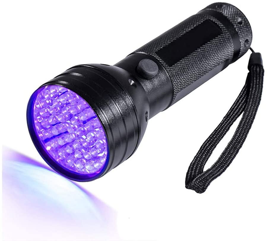 GPCT 100-LED Blacklight Ultraviolet Detection Aluminum Flashlight GPCT 100-LED Blacklight Ultraviolet Detection Aluminum Flashlight