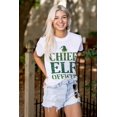 thumbnail image 3 of Xmas Chief Elf Officer Santa Helper Plus Size Crewneck Graphic Tee Shirt Brisco Brands 3X, 3 of 5