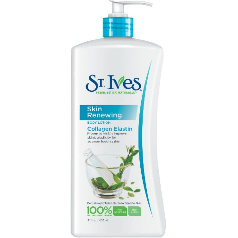 St. Ives Skin Renewing Body Lotion Collagen Elastin 21 oz (Pack of 2