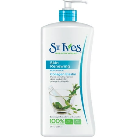 St. Ives Skin Renewing Body Lotion Collagen Elastin 21 oz (Pack of