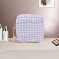 thumbnail image 5 of Unique Bargains 1 Pc Bow Knot Makeup Bag for Business Travel Purple Cotton, 5 of 5
