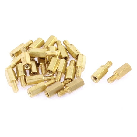 

M3 Female to M3 Male Threaded Hex Standoff Spacer Coupler Nut 15mm Long 23Pcs