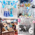 thumbnail image 4 of 4 Pieces Silver Metallic Fringe Curtain Shiny Foil Fringe Curtain Shimmer Sequin Curtain Party Decoration Birthday Wedding Halloween Photobooth Christ, 4 of 5