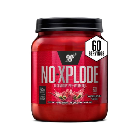 Polvo para antes del entrenamiento BSN N.O.-XPLODE Energy Watermelon, 60 dosis