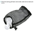thumbnail image 5 of Uxcell 11"x5.5" Nylon Golf Ball Bag, Drawstring Mesh Storage Bag for Golf Sports, 5 of 5