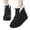 Black, variant on Oyedens Platform Combat Snow Boots for Women Winter Warm Plush Lined Casual Short Boots Womens Girls