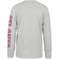 thumbnail image 3 of Men's '47 Gray Atlanta Braves Fair Ball Franklin Long Sleeve T-Shirt, 3 of 3