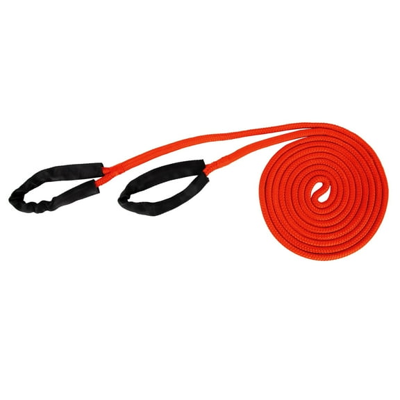 Kinetic Recovery Tow Rope 1.5 inch x 20 feet 7260 Breaking Strength Nylon Stretches up to 28% of its Original Length Reinforced Loop Ends - Ideal for Off Road Vehicle Recovery