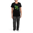 thumbnail image 4 of CafePress - 21St Irish Birthday Women's Dark Pajamas - Women's Short Sleeve Print T-Shirt and Pants Dark Cotton Pajama Set, 4 of 7